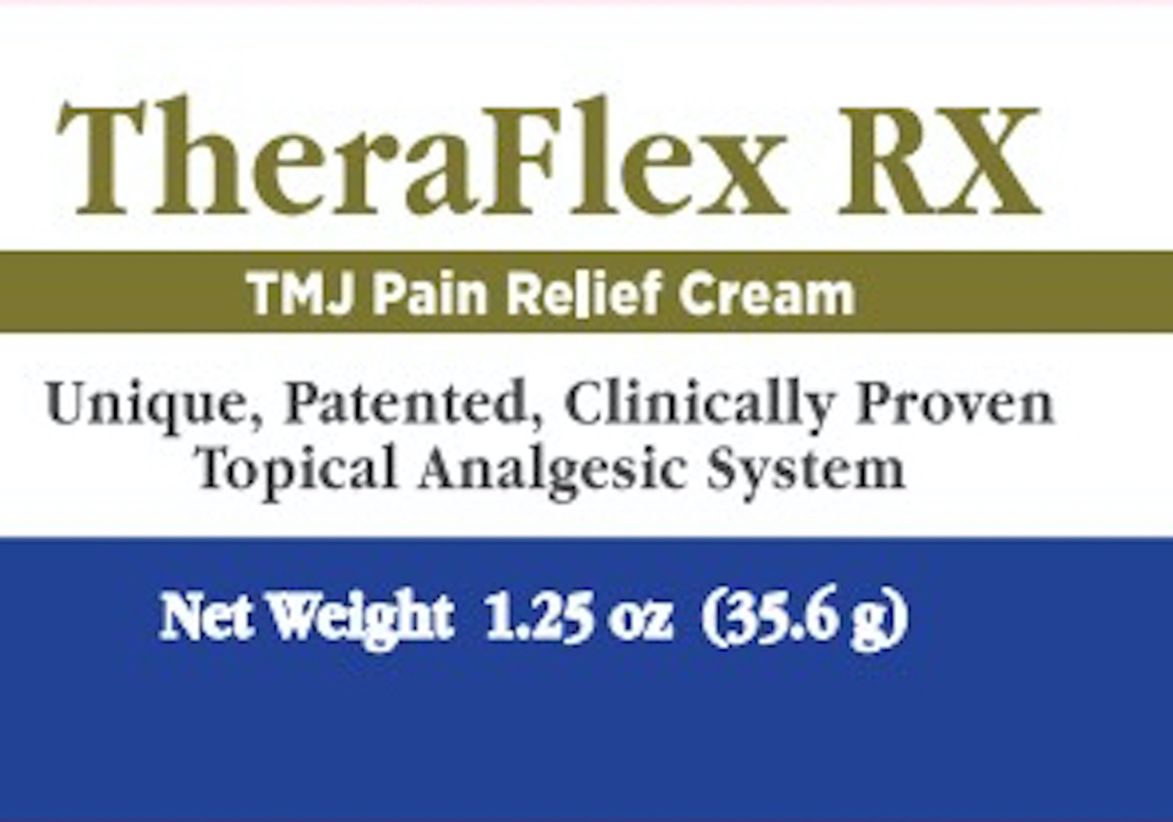 Theraflex RX TMJ Label
